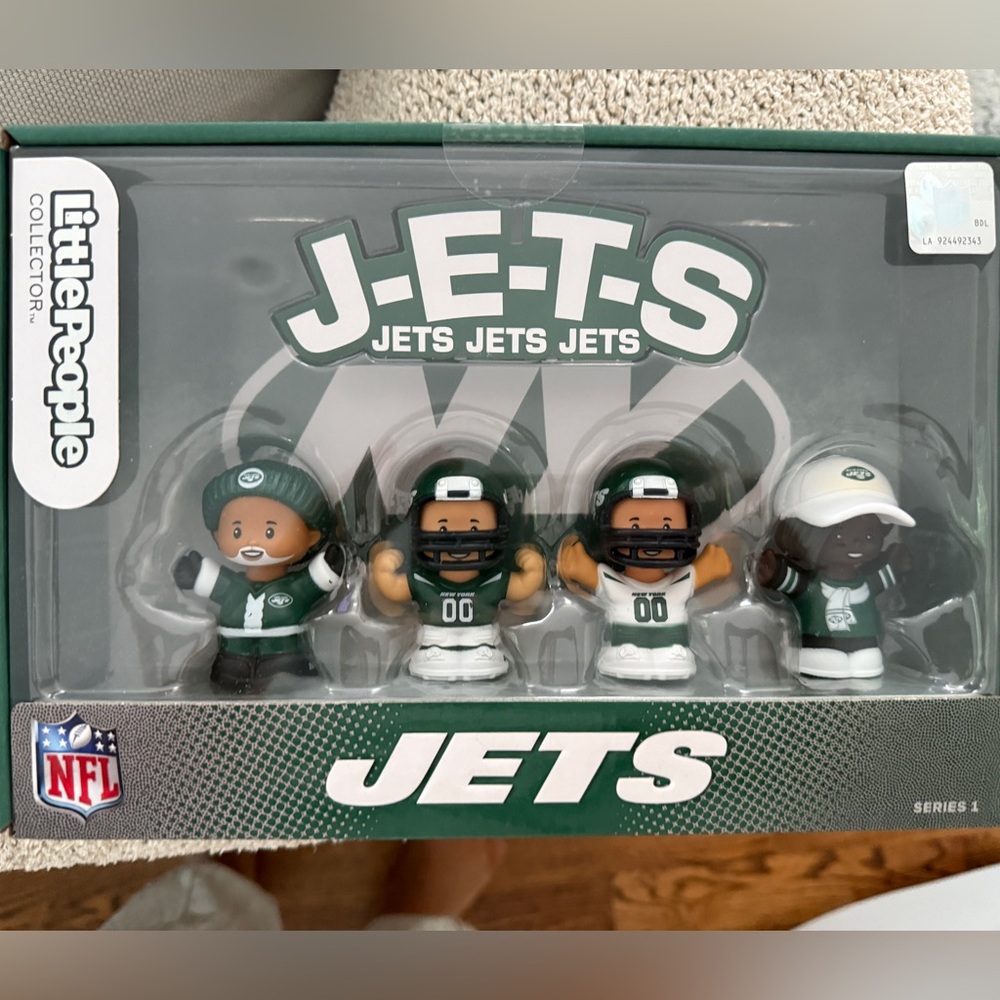 Little People NFL Jets Toy Set - Green and White